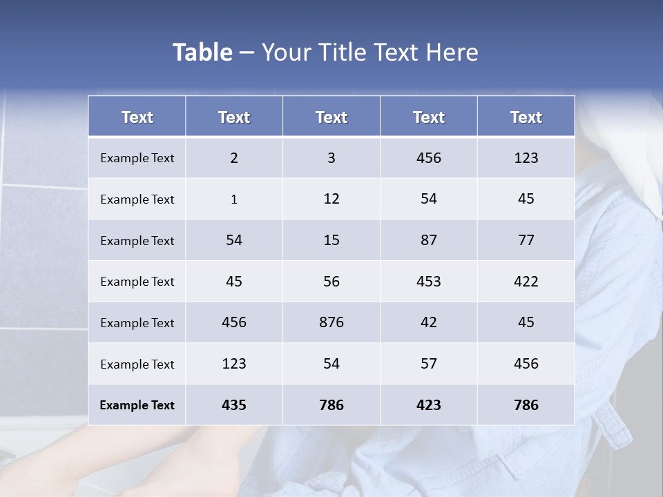 Beautiful Healthy Lady PowerPoint Template