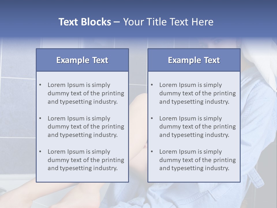 Beautiful Healthy Lady PowerPoint Template