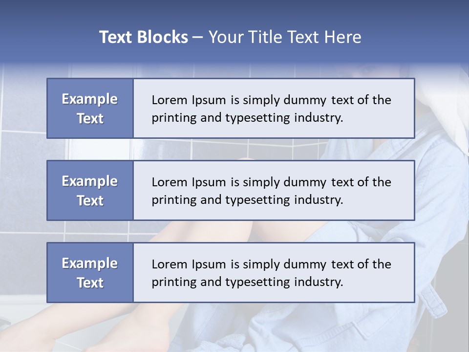 Beautiful Healthy Lady PowerPoint Template