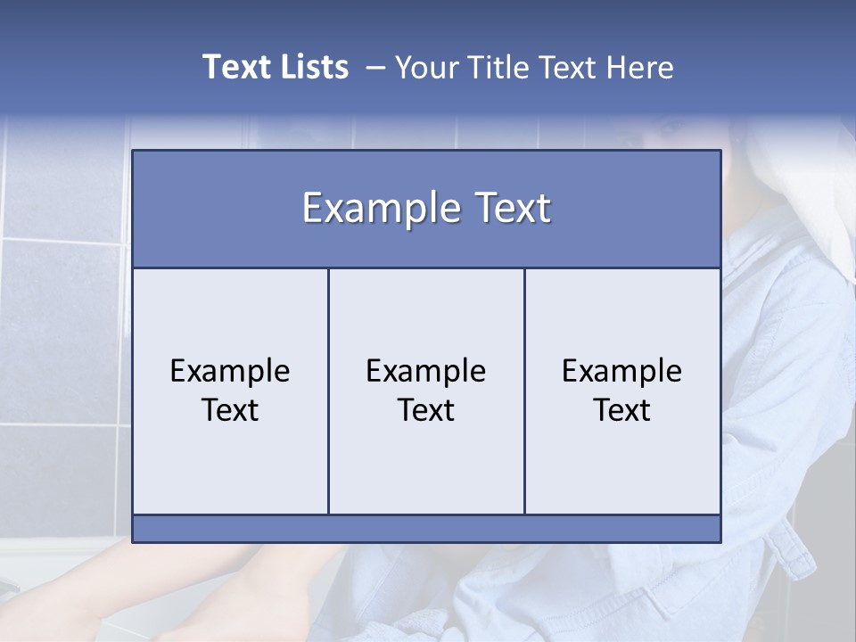 Beautiful Healthy Lady PowerPoint Template