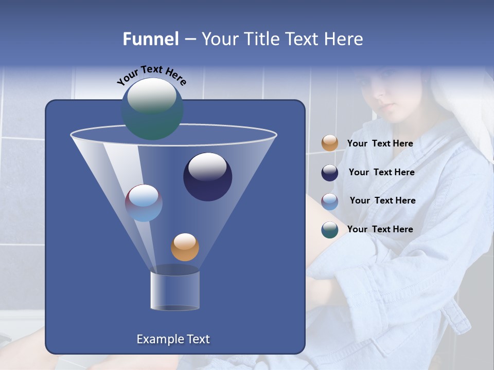 Beautiful Healthy Lady PowerPoint Template