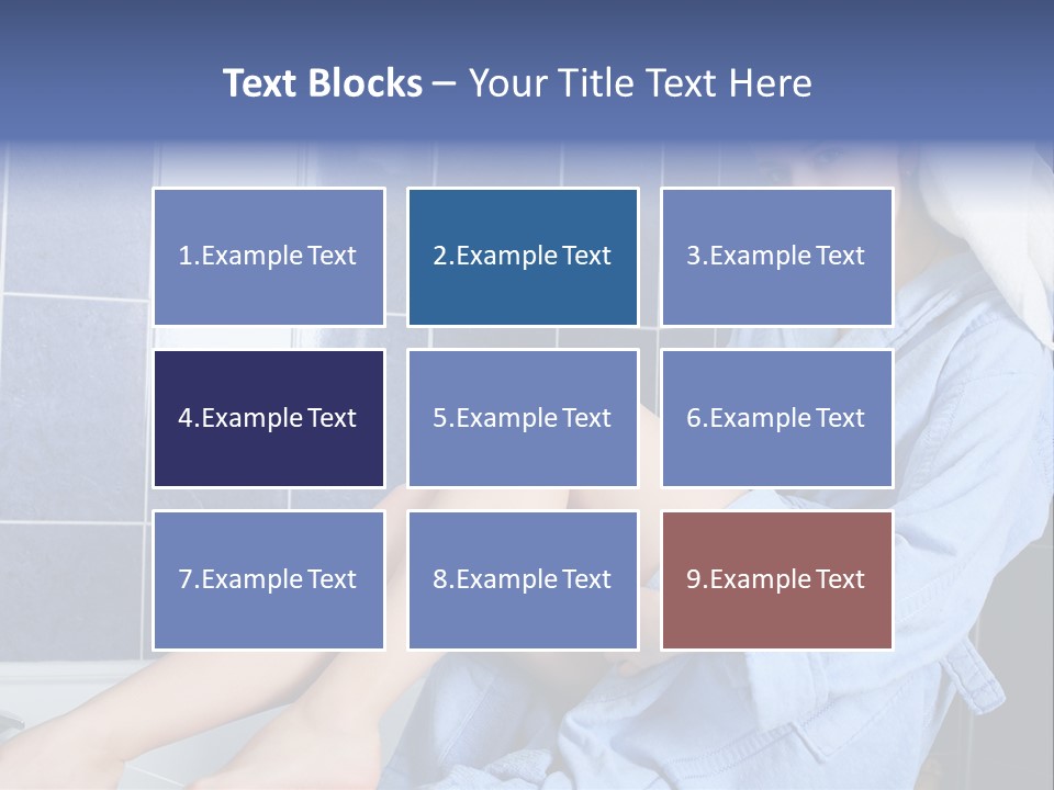 Beautiful Healthy Lady PowerPoint Template