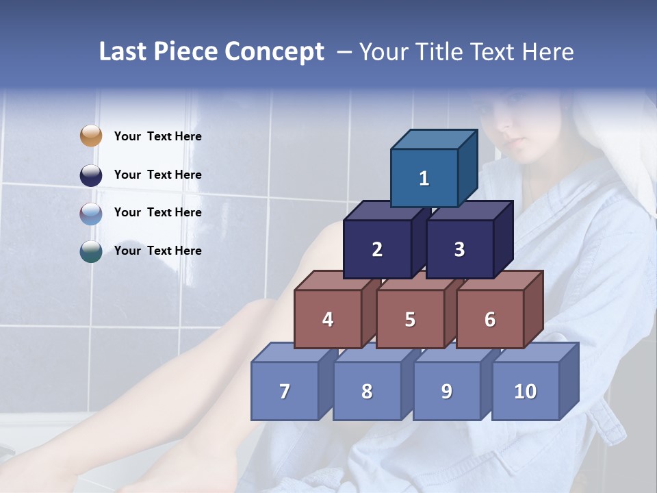 Beautiful Healthy Lady PowerPoint Template