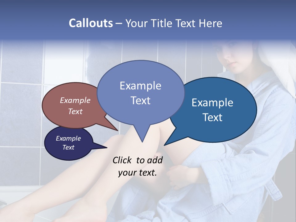 Beautiful Healthy Lady PowerPoint Template