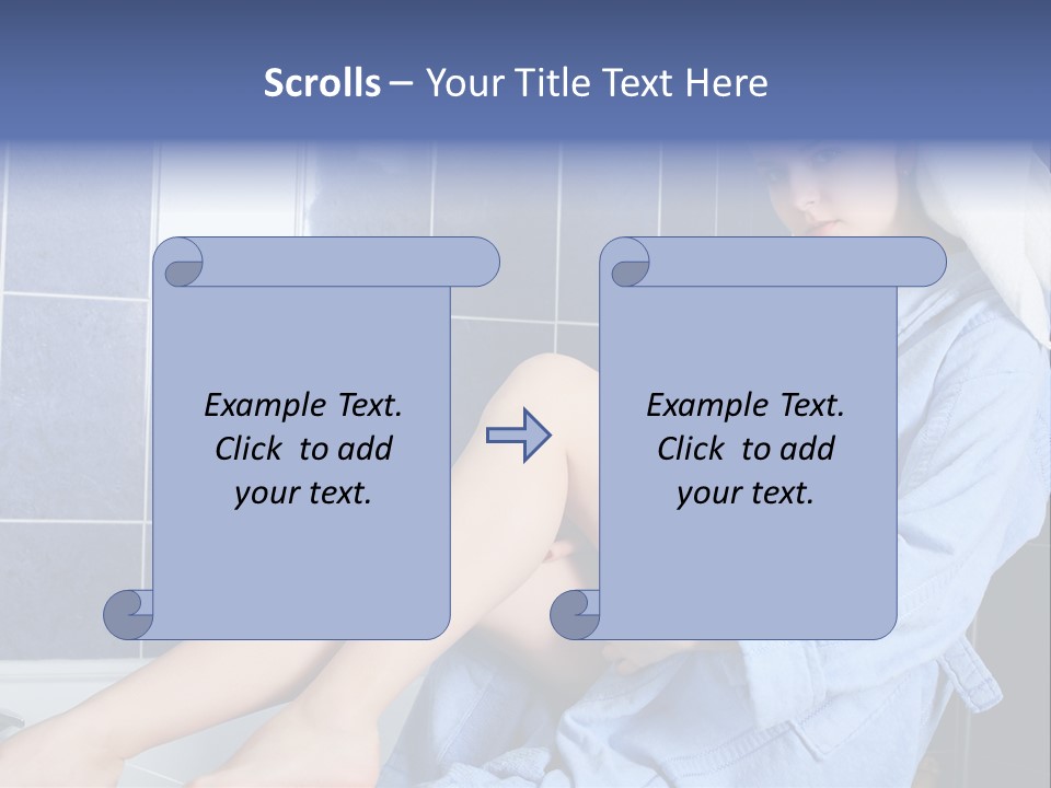 Beautiful Healthy Lady PowerPoint Template