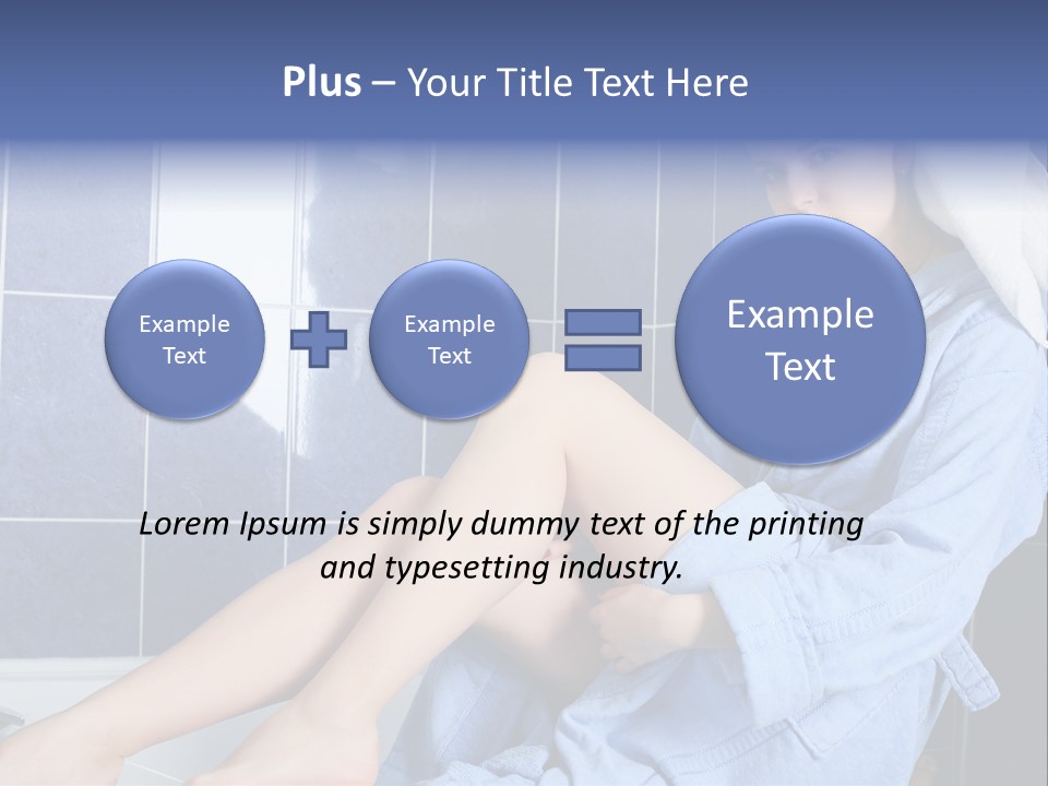 Beautiful Healthy Lady PowerPoint Template