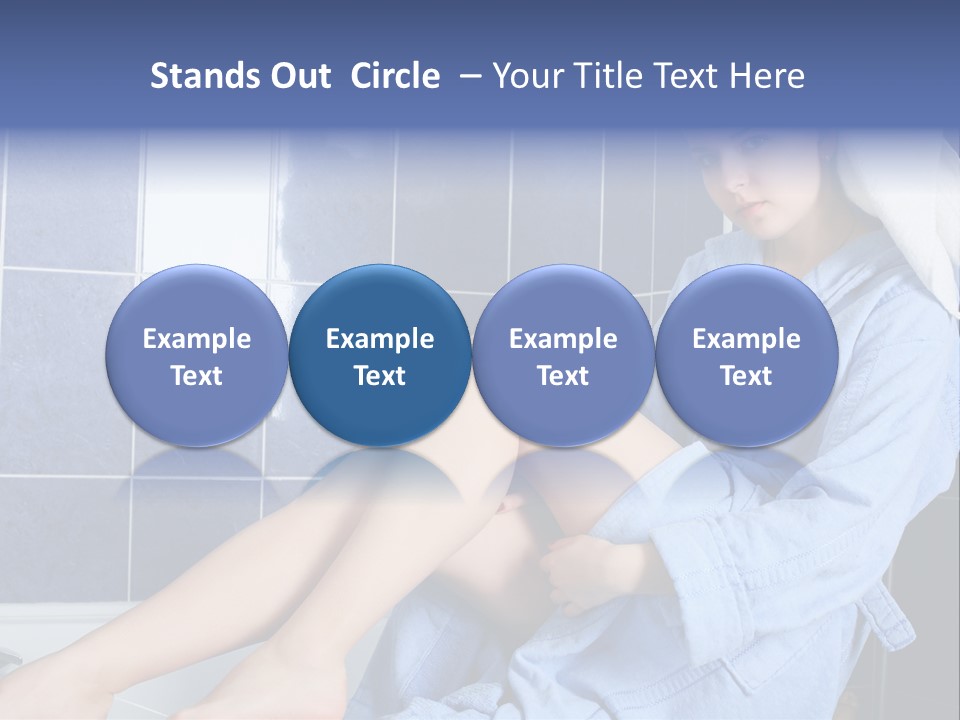 Beautiful Healthy Lady PowerPoint Template