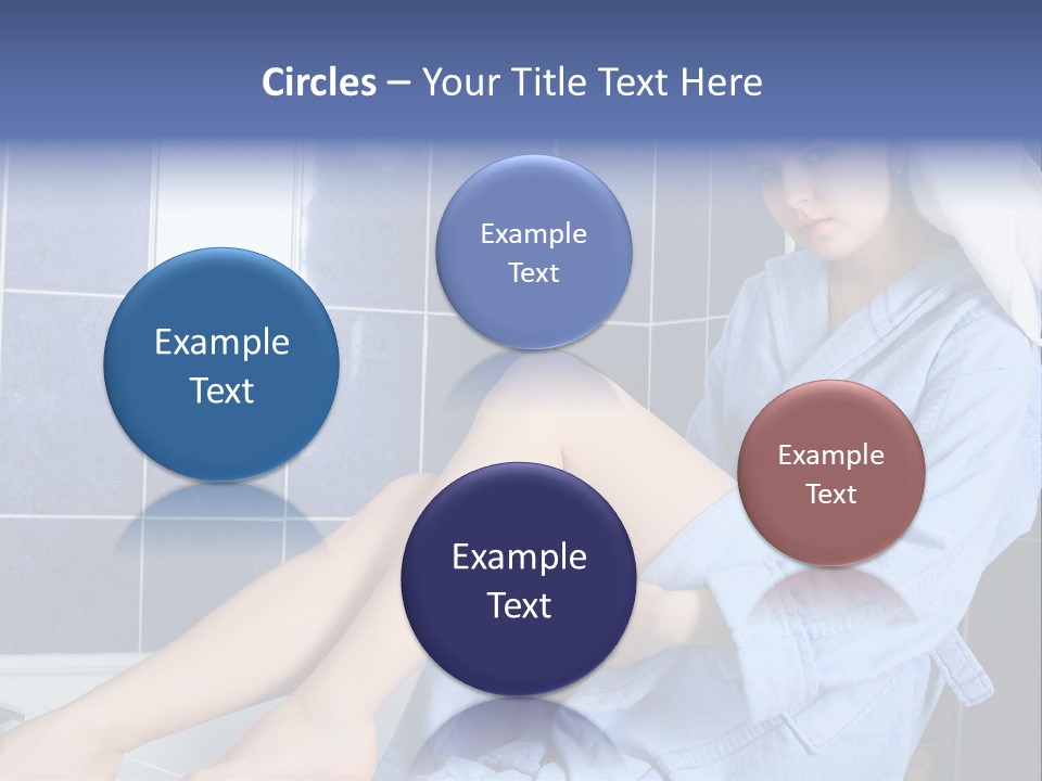 Beautiful Healthy Lady PowerPoint Template