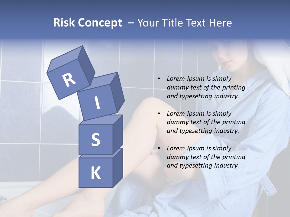 Beautiful Healthy Lady PowerPoint Template