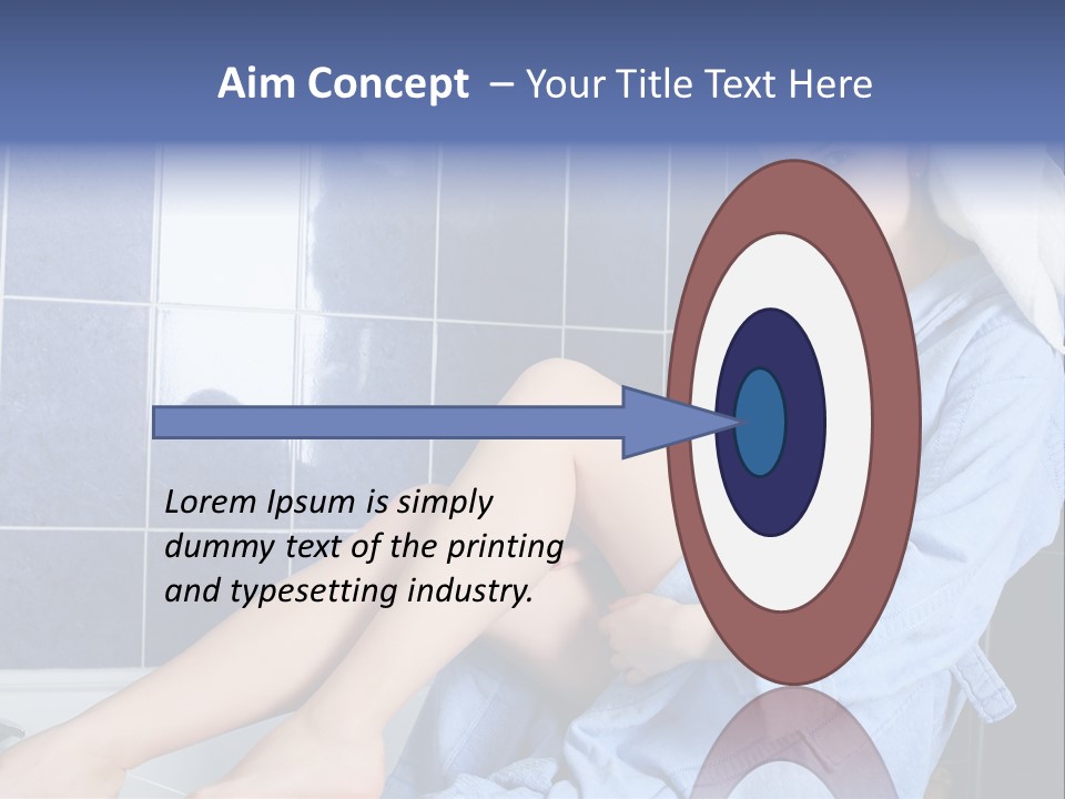 Beautiful Healthy Lady PowerPoint Template