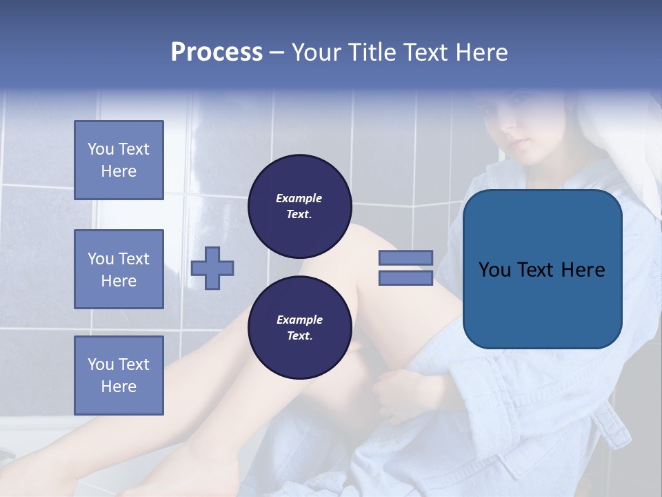 Beautiful Healthy Lady PowerPoint Template
