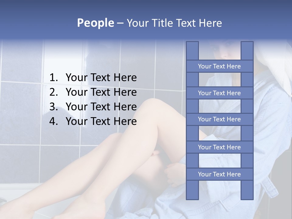 Beautiful Healthy Lady PowerPoint Template