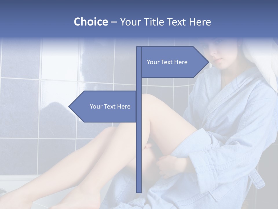 Beautiful Healthy Lady PowerPoint Template