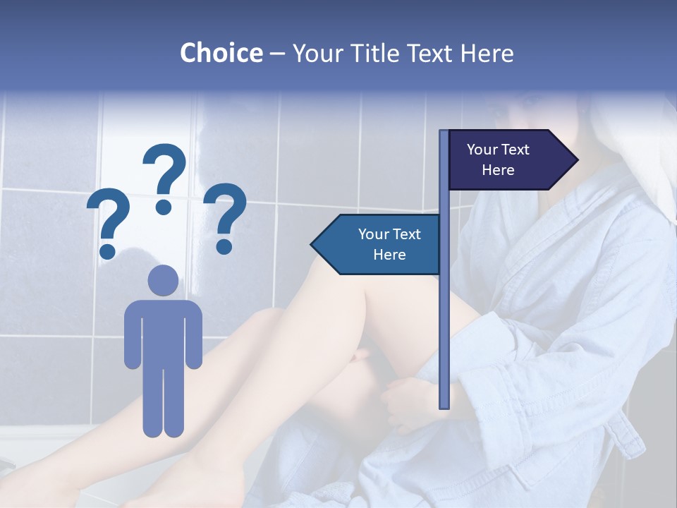 Beautiful Healthy Lady PowerPoint Template