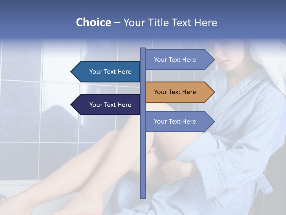 Beautiful Healthy Lady PowerPoint Template