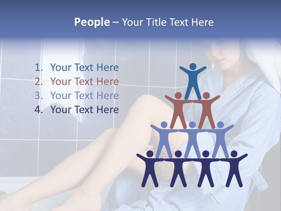 Beautiful Healthy Lady PowerPoint Template