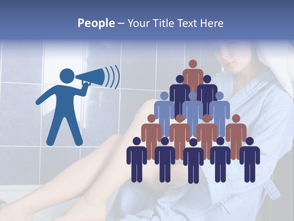 Beautiful Healthy Lady PowerPoint Template