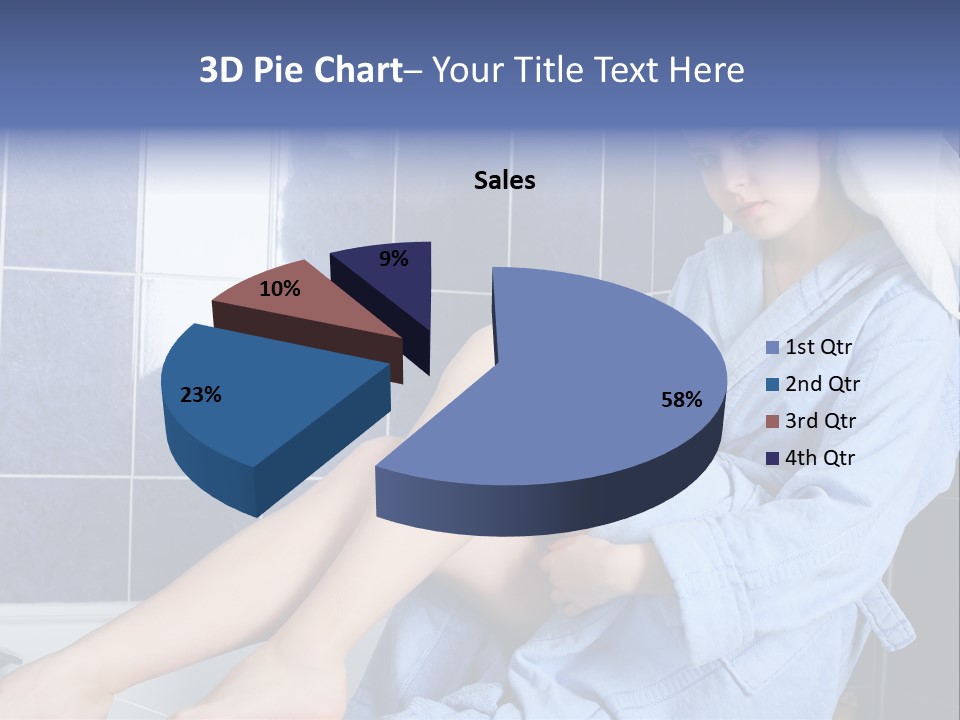 Beautiful Healthy Lady PowerPoint Template
