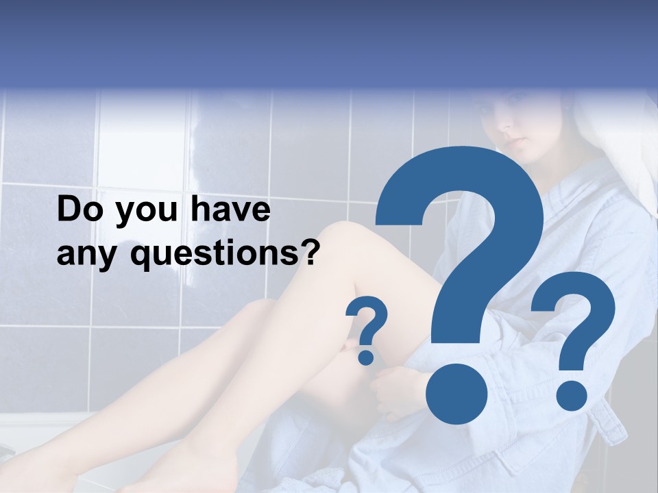 Beautiful Healthy Lady PowerPoint Template