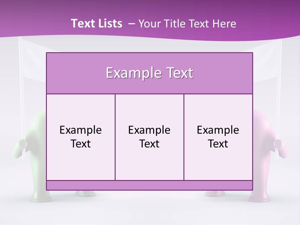 Two Elephants Holding A Flag With A Smile On Their Faces PowerPoint Template