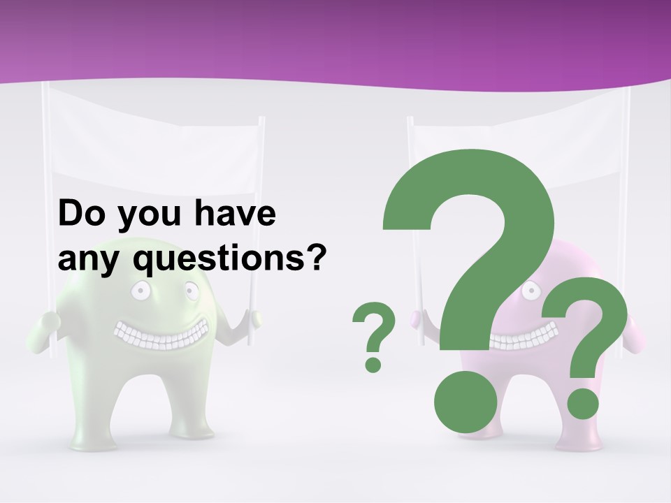 Two Elephants Holding A Flag With A Smile On Their Faces PowerPoint Template