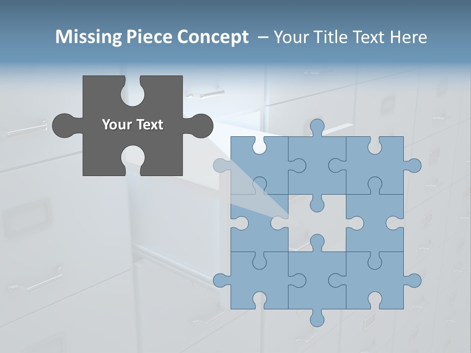 File Equipment Finance PowerPoint Template