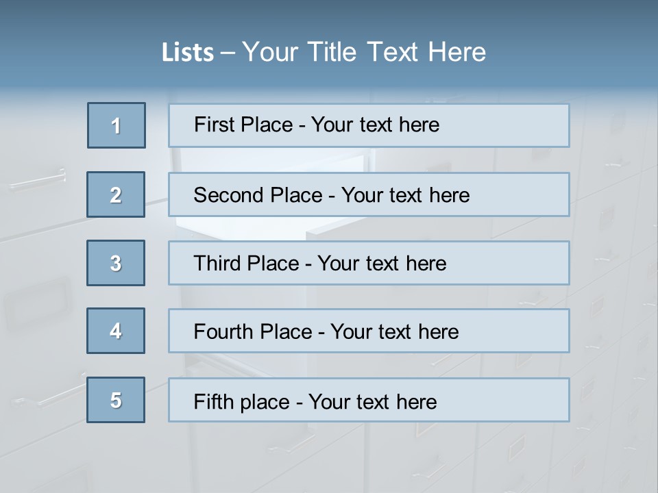 File Equipment Finance PowerPoint Template