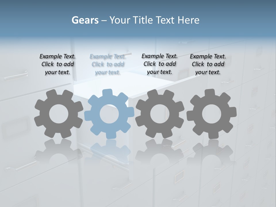 File Equipment Finance PowerPoint Template