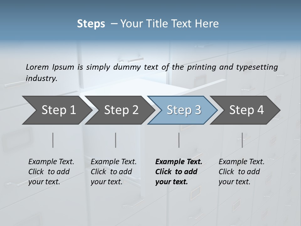 File Equipment Finance PowerPoint Template