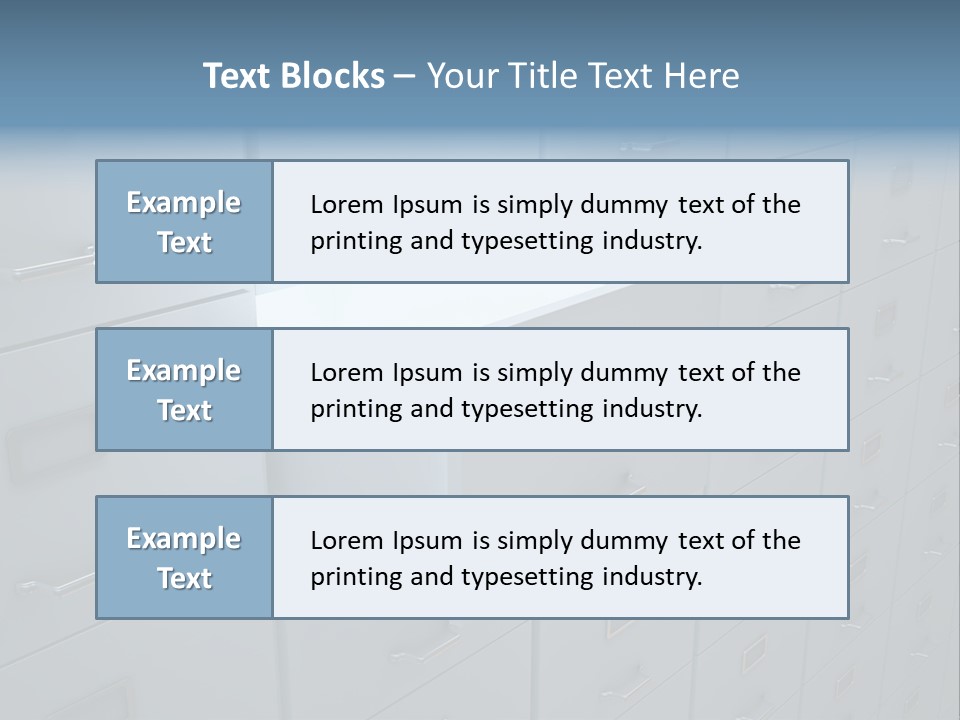 File Equipment Finance PowerPoint Template