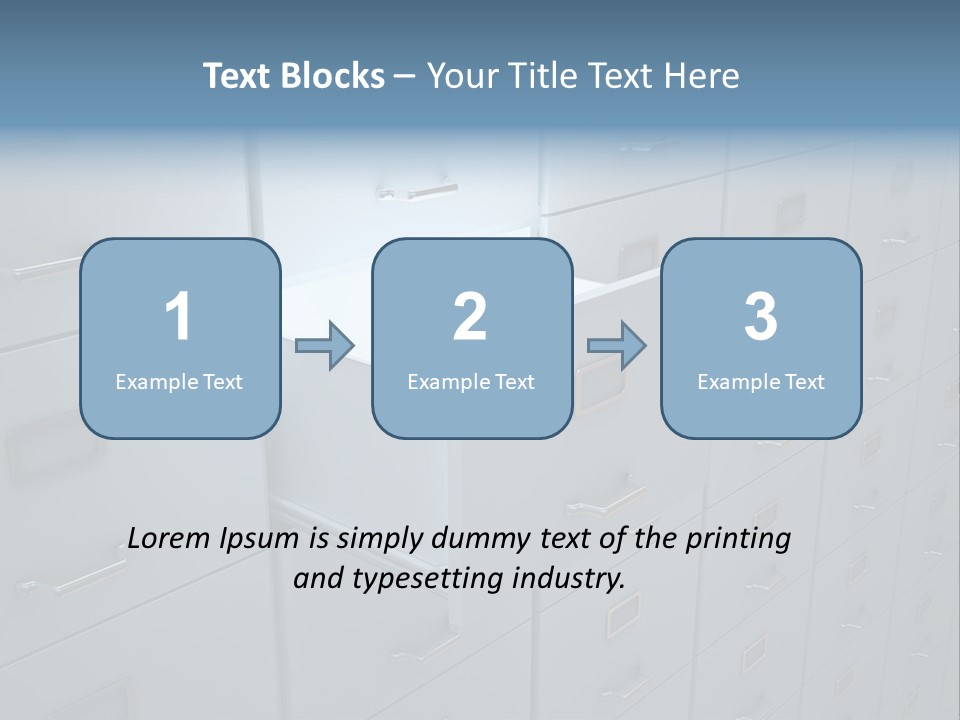 File Equipment Finance PowerPoint Template