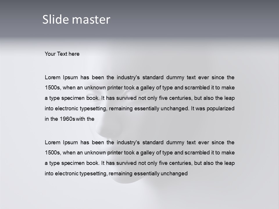 Sexy Background Look PowerPoint Template