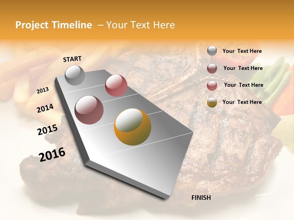 Steak Bbq Beef PowerPoint Template