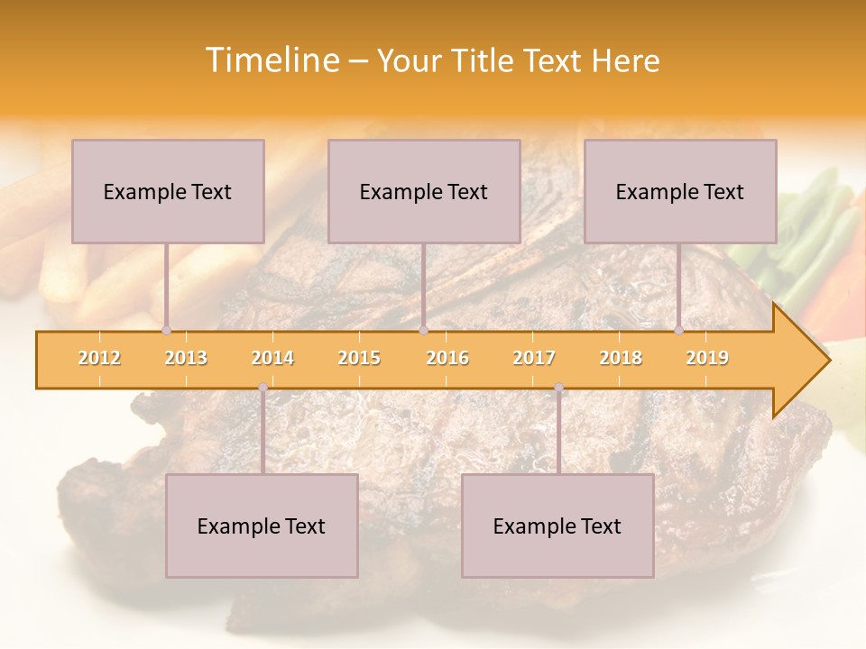 Steak Bbq Beef PowerPoint Template