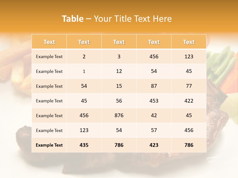 Steak Bbq Beef PowerPoint Template