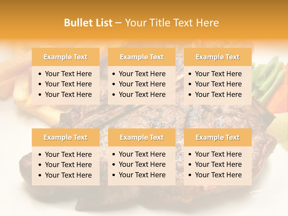 Steak Bbq Beef PowerPoint Template