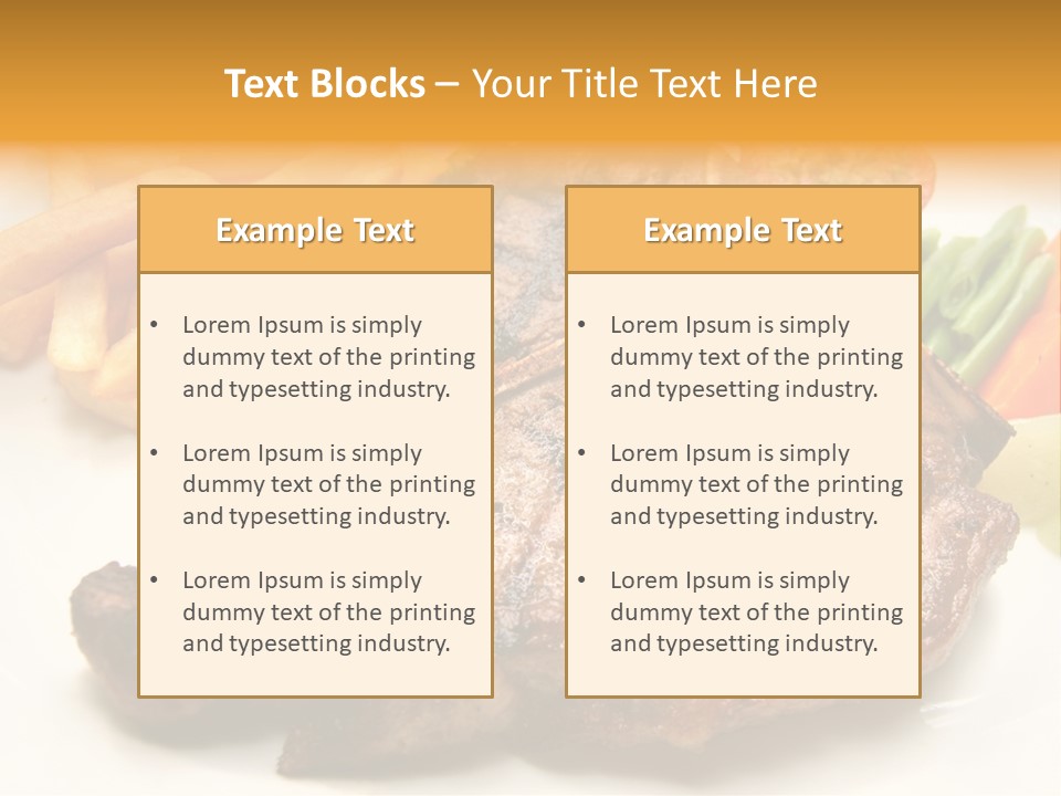 Steak Bbq Beef PowerPoint Template
