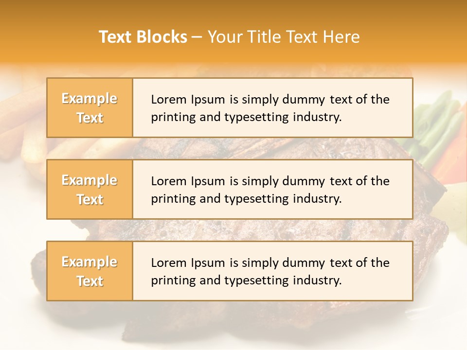 Steak Bbq Beef PowerPoint Template