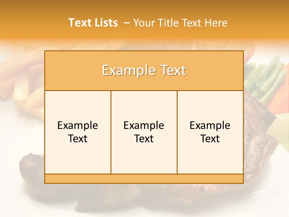 Steak Bbq Beef PowerPoint Template