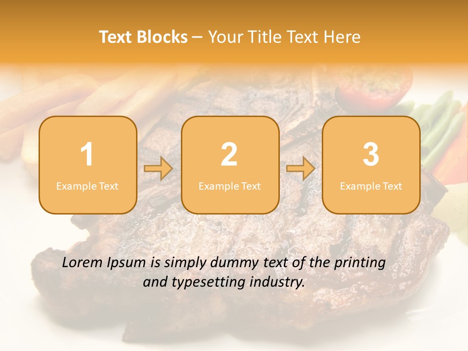 Steak Bbq Beef PowerPoint Template