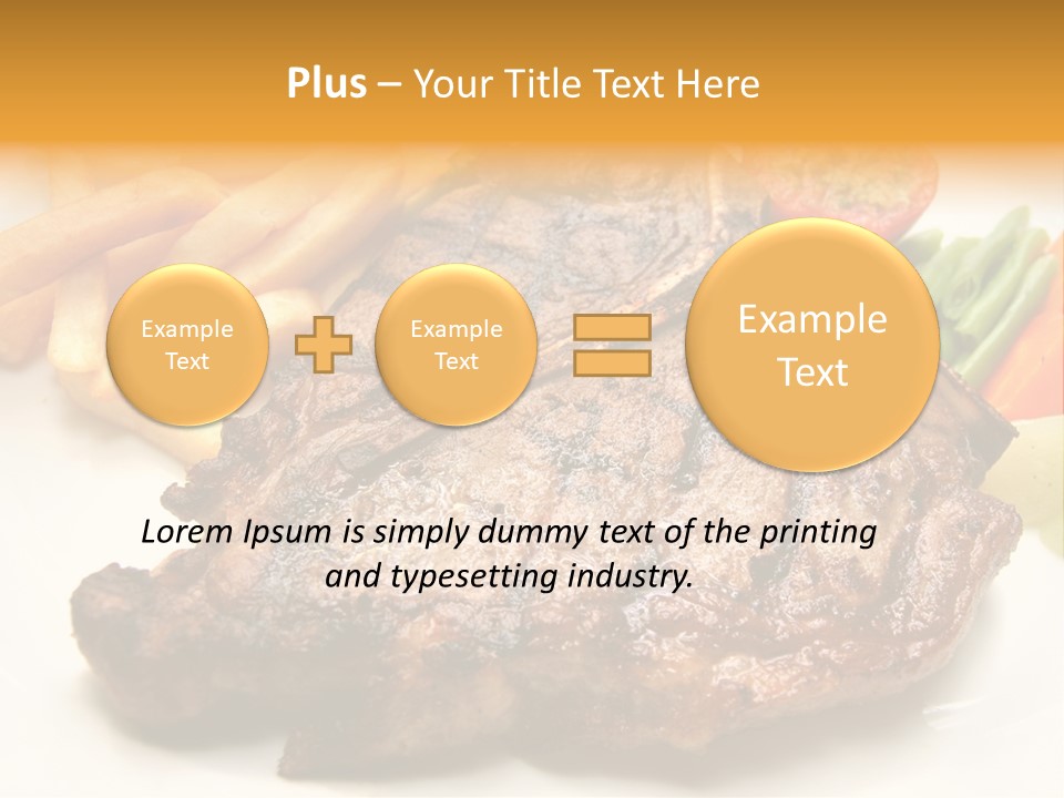 Steak Bbq Beef PowerPoint Template