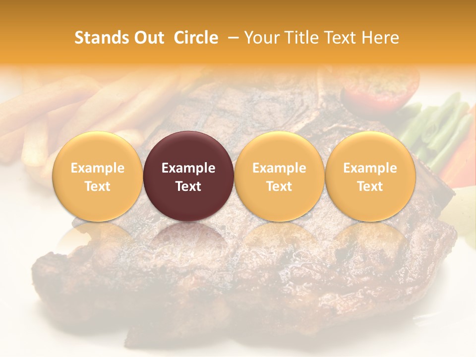 Steak Bbq Beef PowerPoint Template