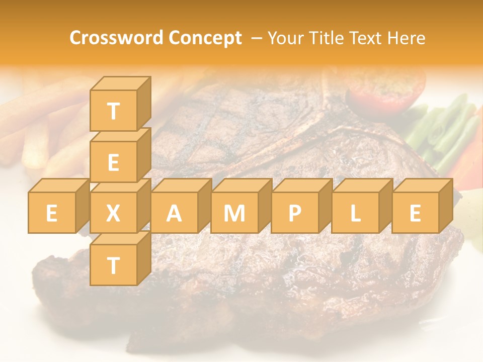 Steak Bbq Beef PowerPoint Template