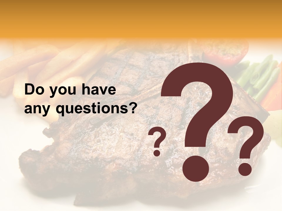 Steak Bbq Beef PowerPoint Template