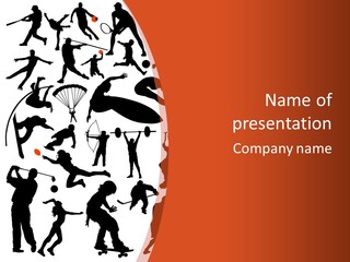 Archer Silhouettes Fast PowerPoint Template