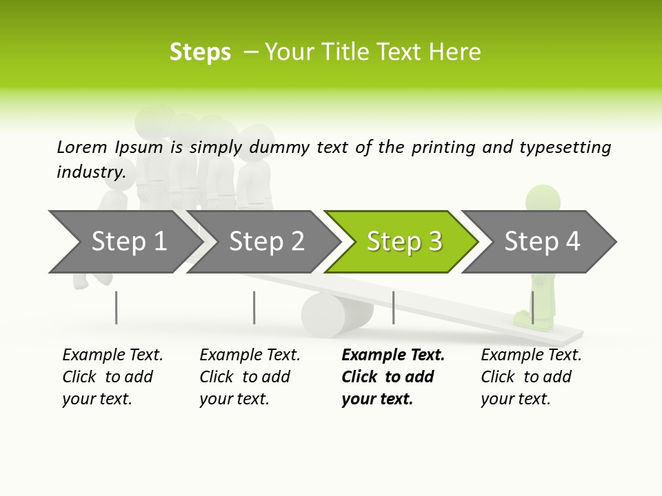 Teenager Pose Acrobat PowerPoint Template