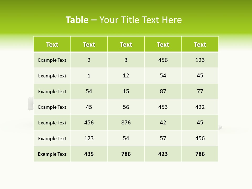 Teenager Pose Acrobat PowerPoint Template