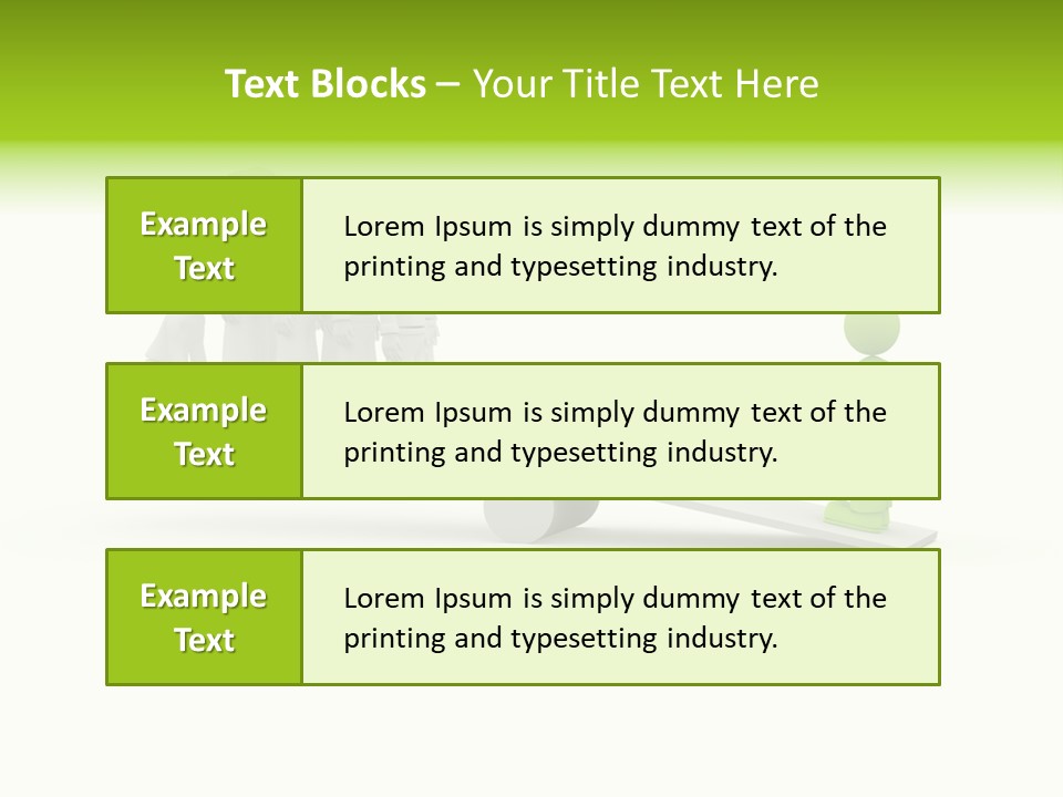 Teenager Pose Acrobat PowerPoint Template