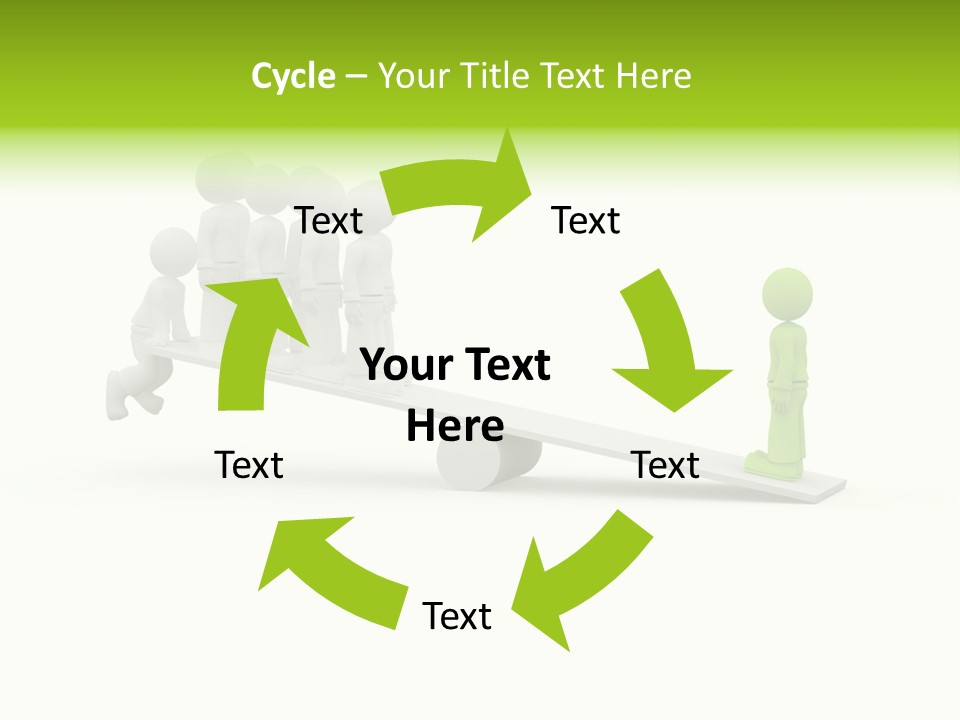 Teenager Pose Acrobat PowerPoint Template