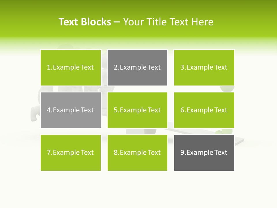 Teenager Pose Acrobat PowerPoint Template